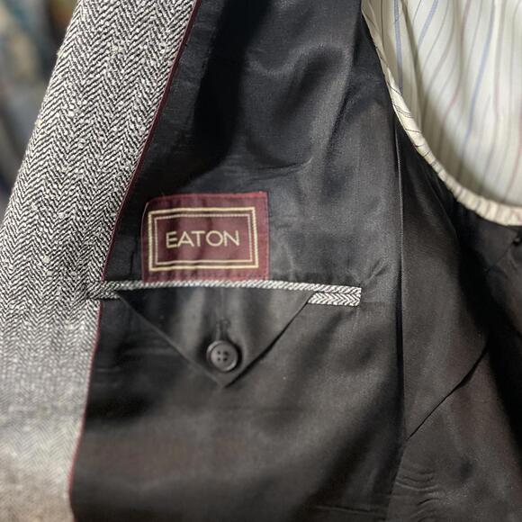 Vintage Chaps Ralph Lauren Union Label Wool Suit Jacket Blazer - Picture 7 of 9